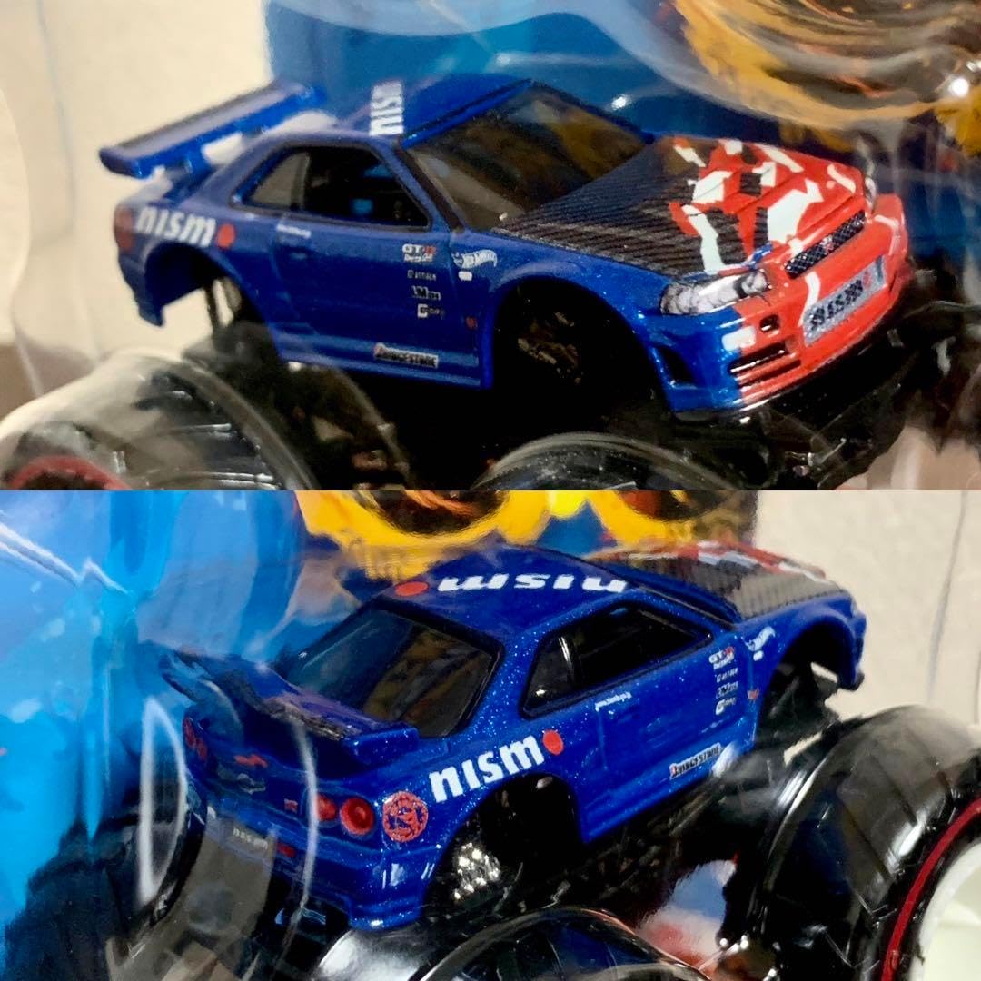 モンスタートラック スカイライン GTR BNR34 ホットウィール